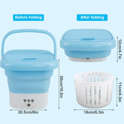 Portable Folding Washing  Machine with Dryer [Free home delivery]